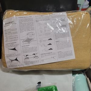 Shade sail for patio. New